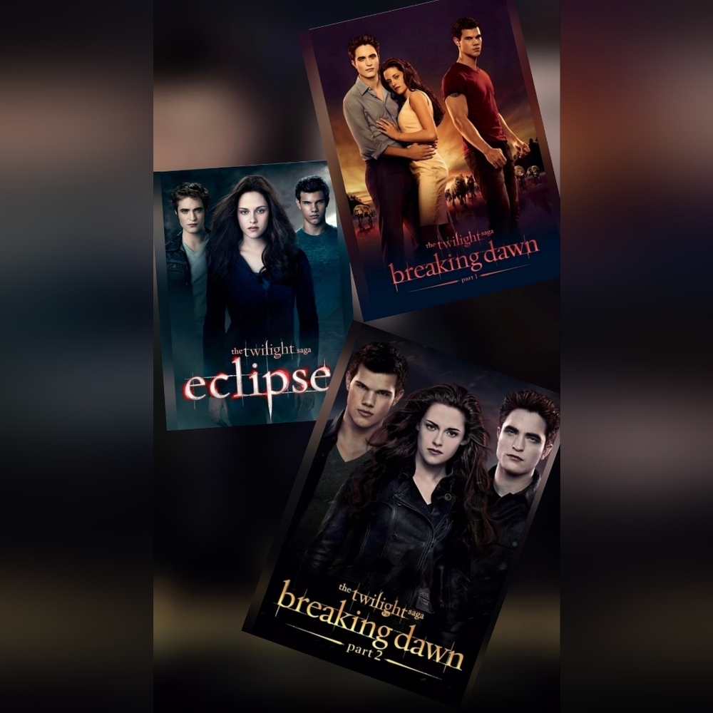 (BUY NOW)(3)The Twilight Saga Movie Poster SET BRAND NEWWWWW (2010-2012) (11×17) - Picture 1 of 7